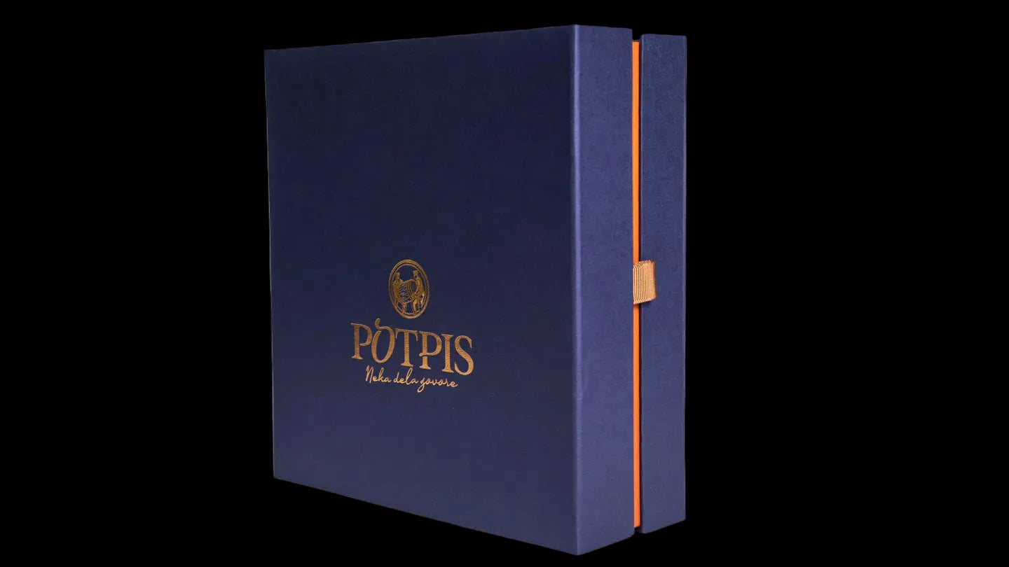 Potpis Geschenk Set „Quitte“ inkl. 2 Rakija Gläser